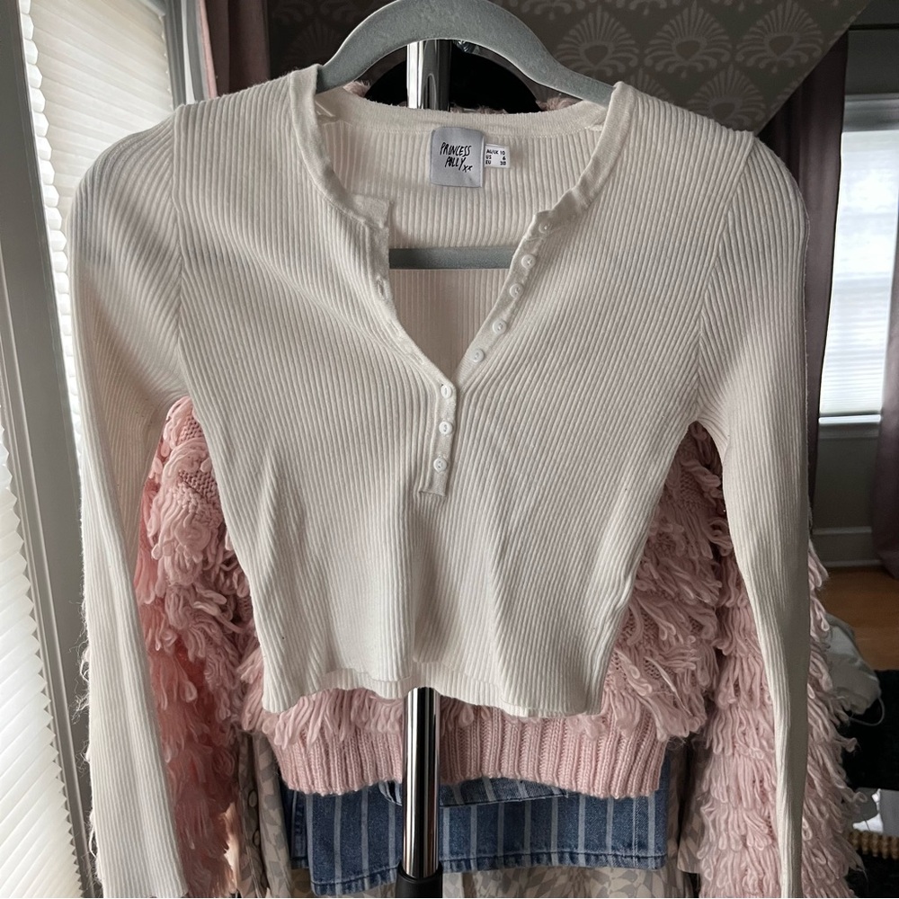Princess Poly White long sleeve top